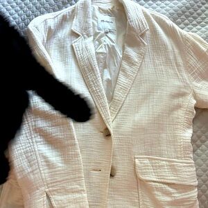 Madewell soft gauze blazer